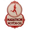 Image 1 : Marathon Motor Oil Porcelain Sign