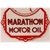 Image 8 : Marathon Motor Oil Porcelain Sign