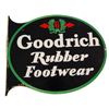 Image 1 : Goodrich Rubber Footwear Porcelain Flange Sign