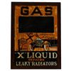 Image 1 : X Liquid For Leaky Radiators Tin Gas Station Sign
