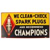 Image 1 : Champion Spark Plugs Sign