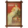 Image 1 : Coca-Cola Framed Advertising Cardboard Poster
