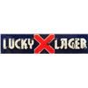 Image 2 : Lucky Lager Beer Neon Over Porcelain Sign