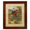 Image 2 : 1906 Iver Johnson Calendar Original Painting
