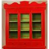 Image 2 : Red Painted China Cabinet from New Mexico