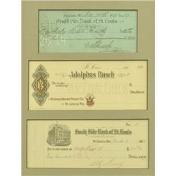 Adolphus Busch Checks