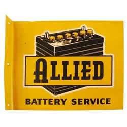 Allied Batteries Flange Sign
