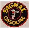 Image 1 : Signal Gasoline Porcelain Pump Sign Rare