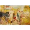 Image 2 : Falstaff "The Peacemaker" Self Framed Tin Sign