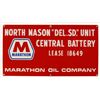Image 1 : Marathon Oil Porcelain Lease Sign