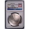 Image 1 : 2014 BASEBALL HALL OF FAME SILVER DOLLAR, NGC MS-69