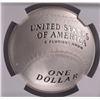 Image 3 : 2014 BASEBALL HALL OF FAME SILVER DOLLAR, NGC PROOF-69 ULTRA CAMEO