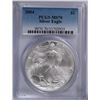 Image 1 : 2004 AMERICAN SILVER EAGLE, PCGS MS-70 PERFECT!