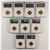 Image 2 : LOT OF ( 9 ) 1967 SMS LINCOLN CENTS, NGC MS-66 RED