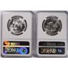 Image 2 : LOT OF ( 2 ) 1957-D FRANKLIN HALF DOLLARS, NGC MS-64 FBL