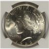 Image 2 : 1923 PEACE SILVER DOLLAR, NGC MS-66 TOUGH!