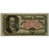 Image 1 : 1875 FIFTY CENT US FRACTIONAL CURRENCY  XF/AU