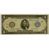 Image 1 : 1914 $5 FEDERAL RESERVE NOTE