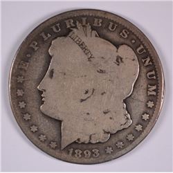 1893-O MORGAN DOLLAR G/VG