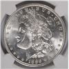 Image 2 : 1886 MORGAN SILVER DOLLAR, NGC MS-63 HOT-50 VAM-1C "3+2" CLASH