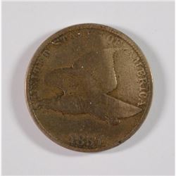 1857 FLYING EAGLE CENT VG/F