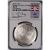 Image 1 : 2014 BASEBALL HALL OF FAME COMMEM SILVER DOLLAR NGC MS-70  TY COBB LABEL