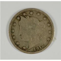 1912-S V-NICKEL VG/F