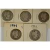Image 1 : (5) 1901 BARBER QUARTERS