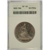 Image 1 : 1853 SEATED HALF DOLLAR ANACS EF-40