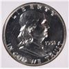 Image 1 : 1951 PROOF FRANKLIN HALF DOLLLAR GEM PROOF