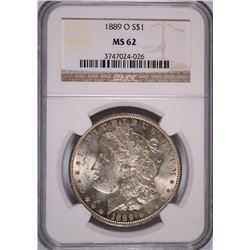 1889-O MORGAN DOLLAR NGC MS-62