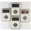 Image 2 : LOT OF ( 4 ) 1960 WASHINGTON QUARTERS, NGC PROOF-67