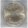 Image 2 : 2001 SILVER AMERICAN EAGLE PCGS GEM UNC (WORLD TRADE CENTER-GROUND RECOVERY ZONE