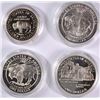 Image 2 : 1999 2-PCS YELLOW STONE, 90 PF EISENHOWER DOLLARS & 91 MT RUSHMOORE HALF COMMEMS