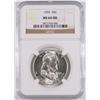 Image 1 : 1955 FRANKLIN HALF DOLLAR, NGC MS-64 FBL