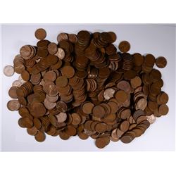 ( 1000 ) LINCOLN WHEAT CENTS FROM THE 1930'S, 40'S AND 50'S