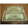 Image 2 : 2-1953 $5 SILVER CERTIFICATES BLUE SEALS
