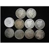 Image 1 : 10 ASSORTED BARBER DIMES