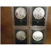 Image 2 : 1999-P.2000-P,01-P & 04-P AMERICAN SILVER EAGLES
