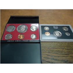 1971 & 1973 US PROOF SETS (WITH BOXES) 71 NO BOX