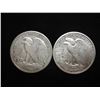 Image 2 : 1942-D & 1944-D WALKING LIBERTY HALF DOLLARS