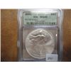 Image 1 : 2001 AMERICAN SILVER EAGLE ICG MS69