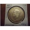 Image 1 : 1956 MEXICO SILVER 5 PESOS .4178 OZ. ASW