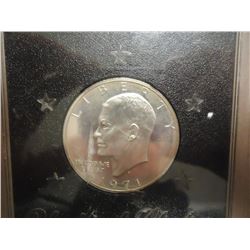 1971-S IKE SILVER DOLLAR PROOF (BROWN PACK) NO BOX