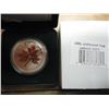 Image 1 : 2001 CANADA SILVER $5 MAPLE LEAF COLORIZED