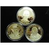 Image 1 : 3-2009 BARACK OBAMA INAUGURATION TOKENS (PF)