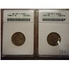 Image 1 : 1972 & 1988-P JEFFERSON NICKELS ANACS MS63 5 STEPS
