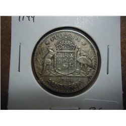 1944 AUSTRALIA SILVER FLORIN