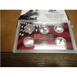 2004 SILVER US 50 STATE QUARTERS PROOF SET