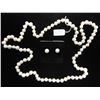 Image 1 : FRESH WATER PEARL NECKLACE & EARRING SET